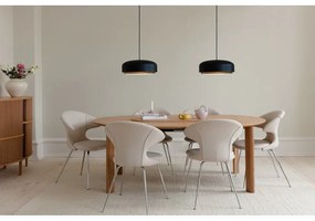 Čierne LED závesné svietidlo s kovovým tienidlom ø 40 cm Hazel medium – UMAGE