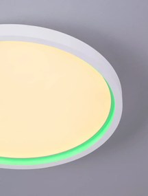 Moderné stropné svietidlo Chet RGB 39 s diaľkovým ovládaním