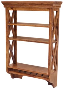 furniture-nabytek.cz - Drevená polička na stenu z masívu palisander 60x90x22