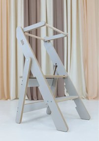 Učiaca montessori detská veža skladacia kašmír