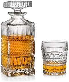 Crystal Bohemia BRITTANY whisky set (1 + 6)