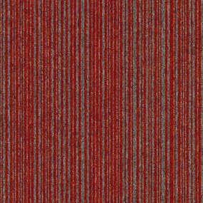 Tapibel, Kobercový štvorec Coral Lines 60380-50 červeno-šedý 50 x 50 cm, chodba / predsieň