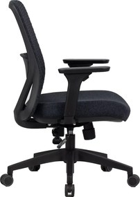 SI Otočná stolička Q-744 čierna