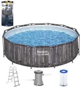 Rámový bazén s filtráciou a rebríkom, 3,66x1m | Bestway