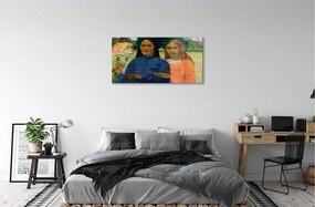 Obraz na skle Umenie portrét ženského 140x70 cm