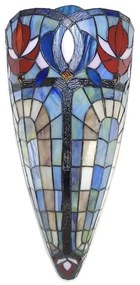 Nástenná tiffany vitráž lampa 26*41