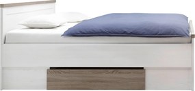 Posteľ Luca 160x200 cm, bielená pínia