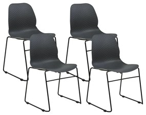 Set 4 ks jedálenských stoličiek Panza (sivá). Vlastná spoľahlivá doprava až k Vám domov. 1081881