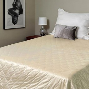 Prehoz na posteľ TORMA ECRU 220x240 cm