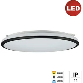 LED stropné svietidlo E2 White² IP44 18W 1500lm 3000-4000-6000K bielo / čierne