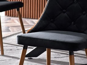 Stolička Mira (orech tmavý + orech). Vlastná spoľahlivá doprava až k Vám domov. 1111139