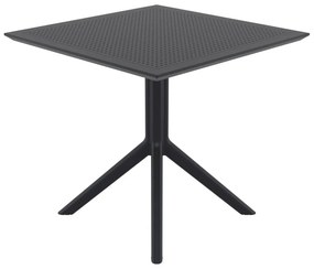 Stôl Sky 80 - v74 x 80 x 80 cm - Čierna