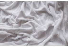 Biela napínacia mikroplyšová plachta 90x200 cm – Jerry Fabrics
