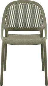 Jedálenská stolička Melinda, machovo zelená