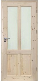 Dvere vnútorné Finskie 2S 90P so sukmi  nelakované zámok na kľúč