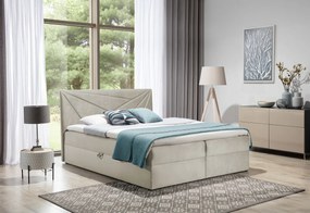 Čalúnená posteľ boxspring TOP 5, 180x200, riviera 96