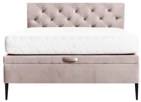 Rám postele DONNA KP ružový 120x200 cm