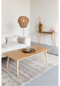 Konferenčný stolík s doskou v dubovom dekore v prírodnej farbe 60x120 cm Fabio – White Label