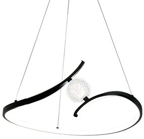 Závesné LED svietidlo Perla, 1x LED 34w, 4000k, b