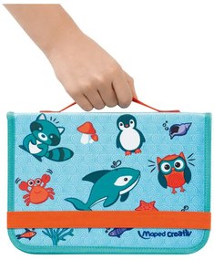 Výtvarný kufrík MAPED Creativ - Hry a kreslenie so zvieratkami