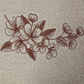 FROTÉ UTERÁK SOFIA SADA 1KS 30X50 CM, 1KS 50X90 CM, 1KS 70X140 CM BÉŽOVÁ