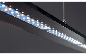 Čierne kovové LED stmievateľné závesné svietidlo Tenso – Fischer &amp; Honsel