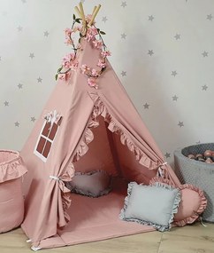 Detský stan TEEPEE (TÝPIE) GLAMI RUŽOVÝ