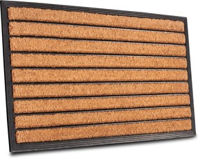 Hanse Home, Rohožka Striped 105935 - na von aj na doma, 45x75, hnedá, chodba / predsieň