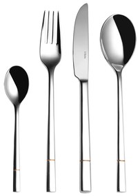Príborový set 24 ks - Luxus zlatá ryha - 112554