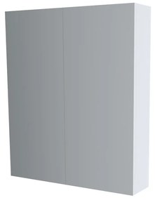 Mereo, Mereo Kúpeľňová zrkadlová skrinka 80 cm, galerka, 2 x dvierka, Multidecor, Biela Arctic, MER-CN798G82BIAA