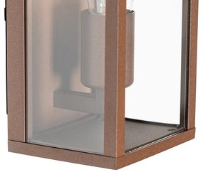 Inteligentné nástenné svietidlo hrdzavohnedé 26 cm IP44 vrátane Wifi ST64 - Charlois