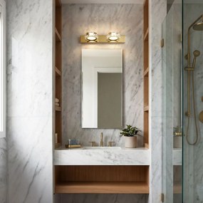Toolight APP1937-2W, nástenné LED svietidlo, 320 mm, zlatá lesklá, OSW-66071