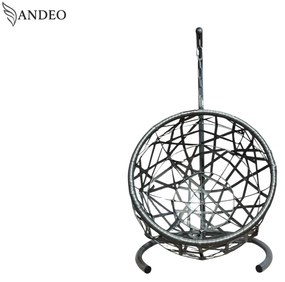 Závesné hojdacie kreslo pre mačky MOON - sivé