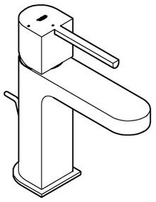 GROHE 23870003 - Umývadlová batéria PLUS veľkosť S lesklý chróm