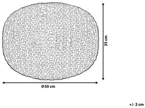 Taburetka 50x35 cm Conover (svetlobéžová). Vlastná spoľahlivá doprava až k Vám domov. 1011254