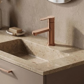 Rea Arcos, umývadlová batéria h-185, medená matná, REA-B6964