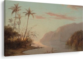 Obraz - Camille Pissarro, A creek in st. Thomas (Virgin Islands), reprodukcia (90x60 cm)