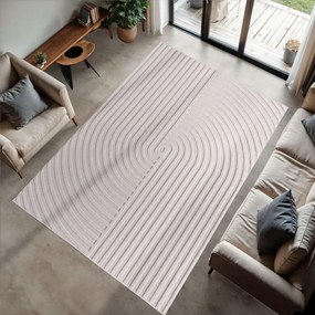 Krémový vnútorný a vonkajší koberec 160x230 cm Doha 1658 Cream – Ayyildiz Carpets
