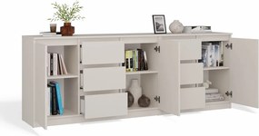 Sada 2ks komod Costa 200 cm kašmír