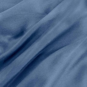 SATÉNOVÉ OBLIEČKY SATINLOVE CLASSIC 180X200 CM, 2KS 70X80 CM MODRÉ