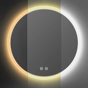 Tutumi Tutumi, okrúhle LED kúpeľňové zrkadlo 50cm FFJ50, HOM-02836