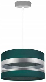 Závesné svietidlo Intense Chrome, 1x textilné tienidlo (výber zo 6 farieb), (výber z 3 farieb konštrukcie), (fi 35cm)