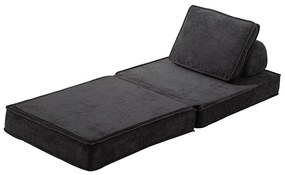 Rozkladacia penová sofa CALMERO - čierna