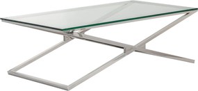 Lavička Flavio silver 130 x 70 x 41 cm
