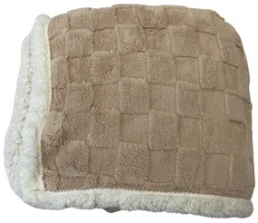Deka luxury baranková z mikroplyšu béžová 200x230cm TiaHome