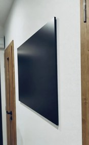 Toptabule.sk  Bezrámová magnetická tabuľa ČIERNA 150x100 cm