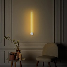 Biele LED nástenné svietidlo ø 7 cm Sword – Opviq lights