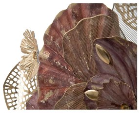 Kovová závesná dekorácia Mauro Ferretti Flowery, 118 x 58 cm