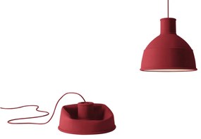 Muuto Závesná lampa Unfold, dusty red 14206