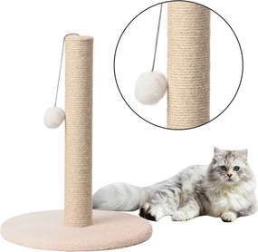 Lean Toys Škrabadlo pre mačky 40x30cm - béžové